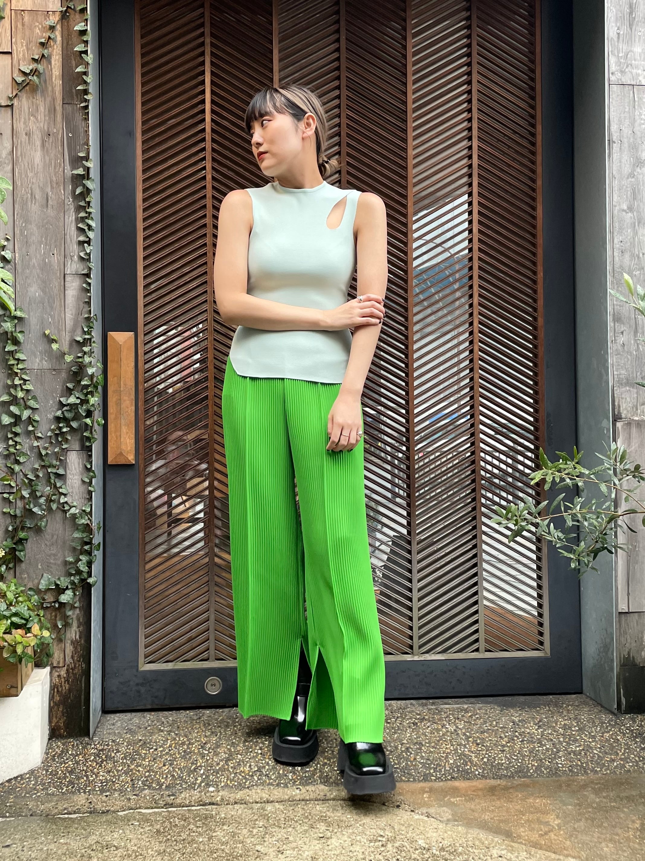 【22SS】Mame Kurogouchi マメクロゴウチ / Hole knit tops | TRENTオンラインショップ　 (福岡市セレクトショップ) powered by BASE