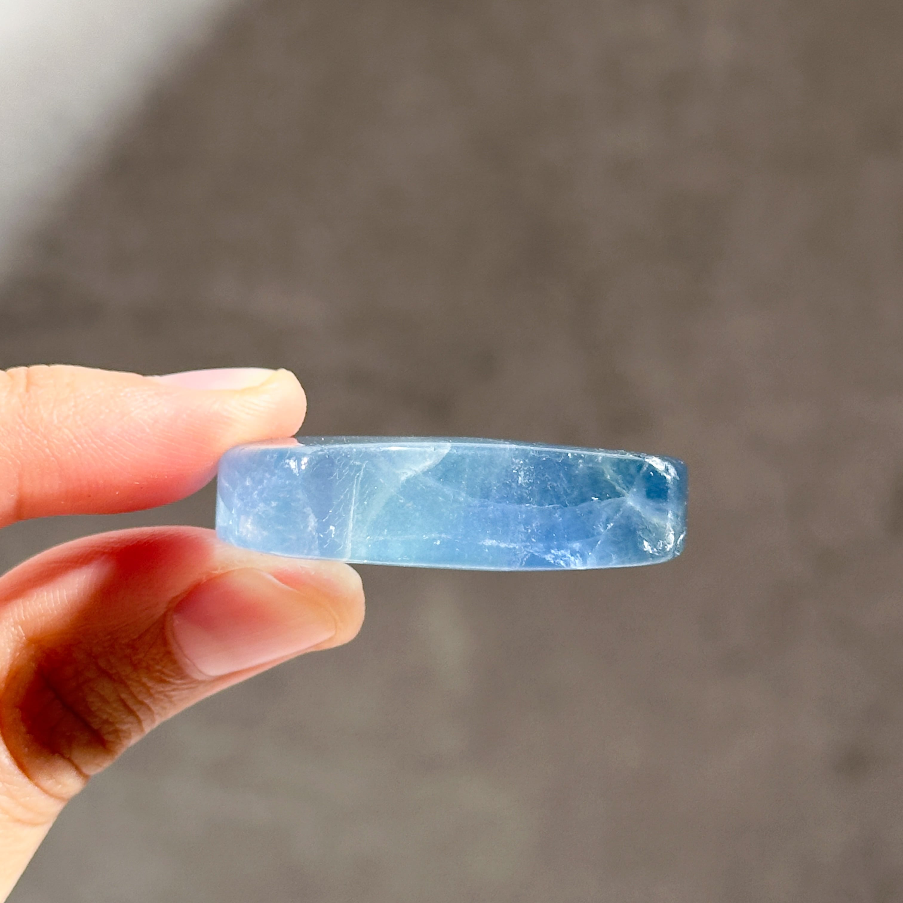 ブルーフローライト 三日月15◇ Fluorite ◇天然石・鉱物