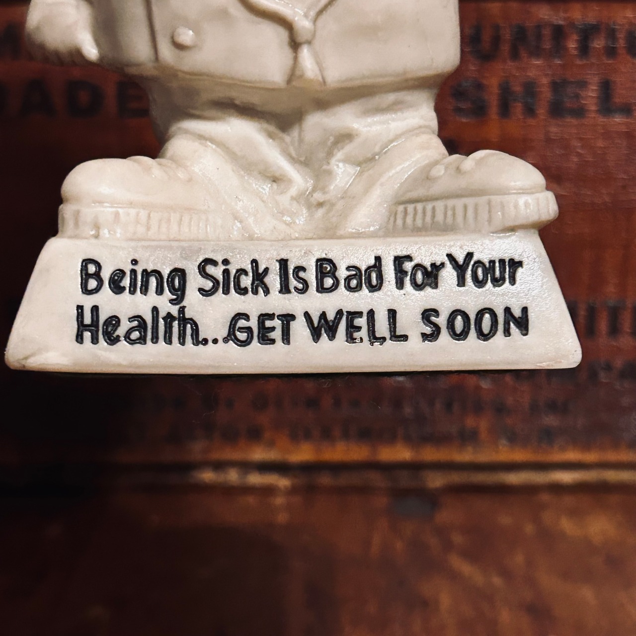 1970 R&W BERRIES “GET WELL SOON” Doctor Sillisculpt / ラス・ベリー ドクター ヴィンテージ メッセージドール D-661