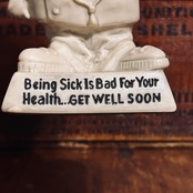 1970 R&W BERRIES “GET WELL SOON” Doctor Sillisculpt / ラス・ベリー ドクター ヴィンテージ メッセージドール D-661