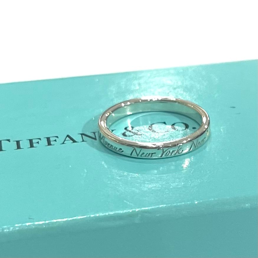 TIFFANY＆CO】2092 ティファニー13号addressナローリング 指輪