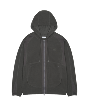 [SAN SAN GEAR] GRID ZIP-UP HOODIE Charcoal 正規品 韓国ブランド 韓国通販 韓国代行 韓国ファッション sansan san san sansangear サンサンギア