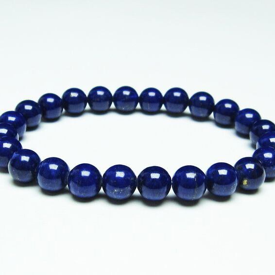 ラピスラズリ ブレスレット 8mm 一点物 111-31100
