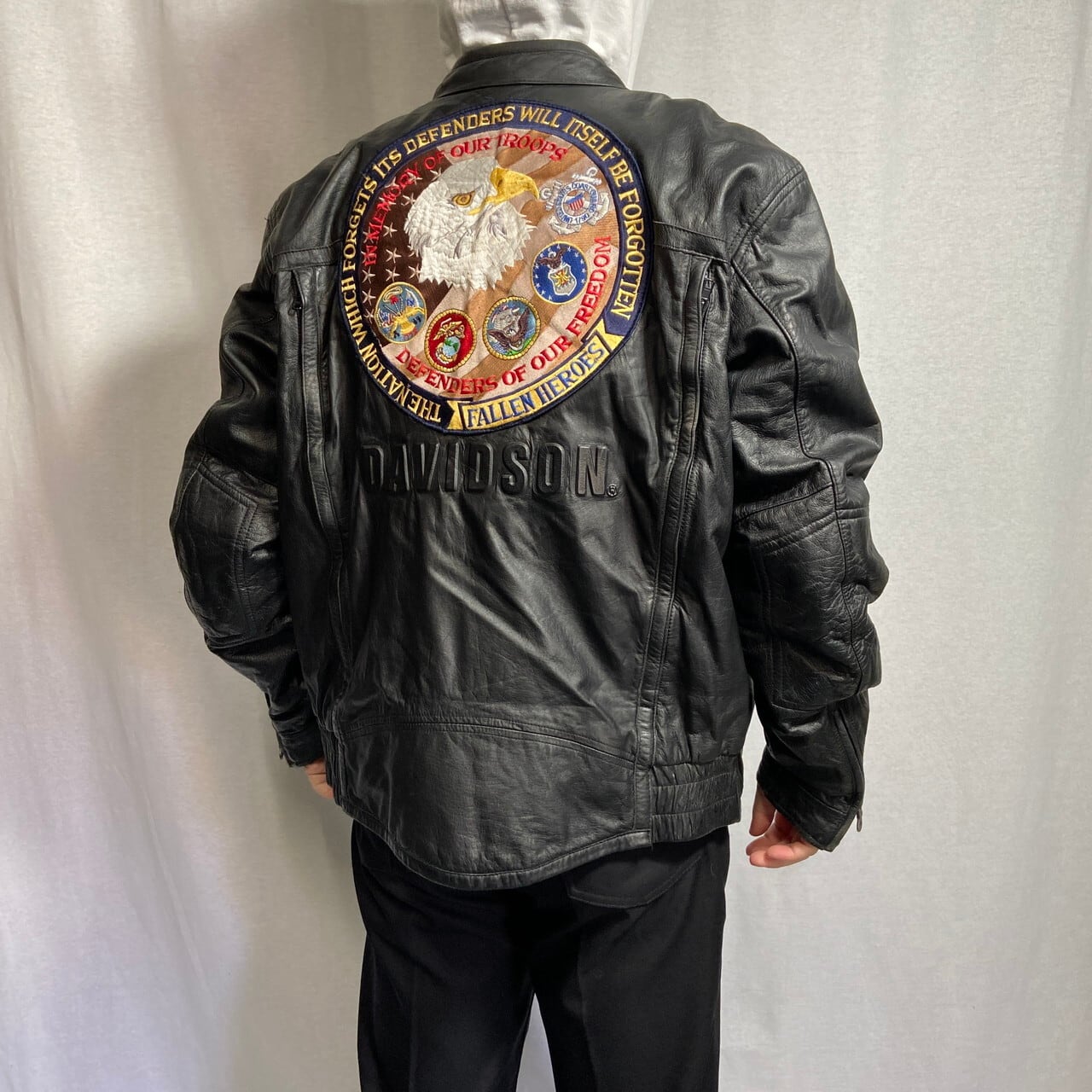 00年代 HARLEY-DAVIDSON ハーレーダビッドソン ワッペン シングル 