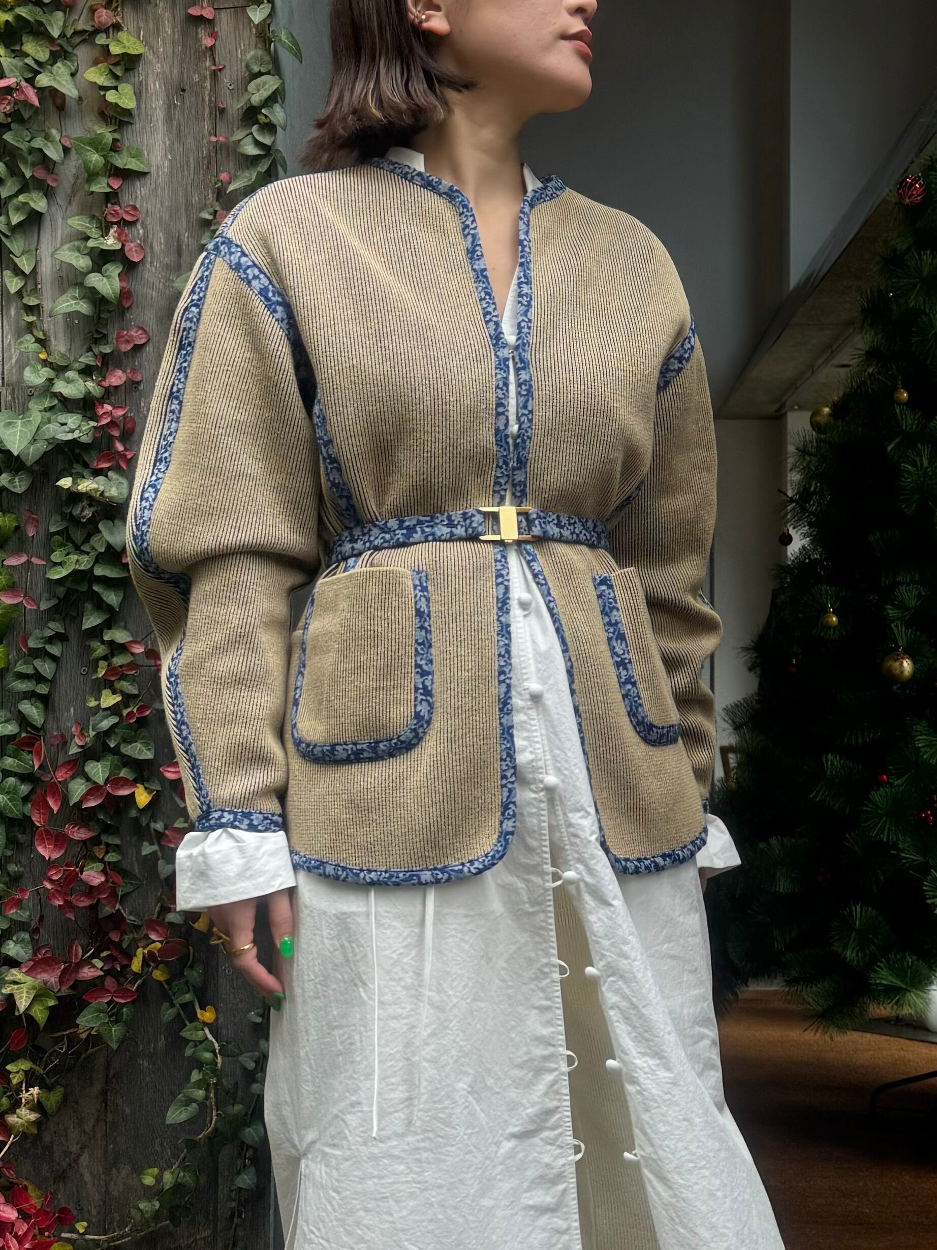 24SS】Mame Kurogouchi マメクロゴウチ / Double Face Floral Detail 