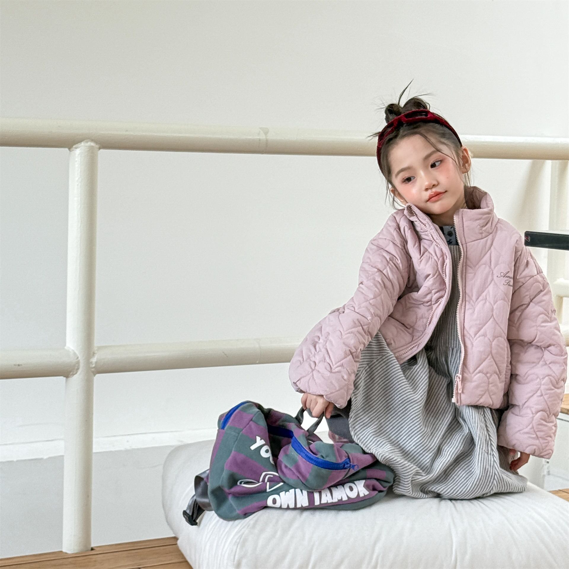 ハートキルティングショート丈アウター