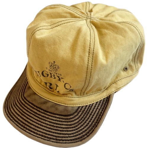 RUGBY ダック地×本革　キャップ