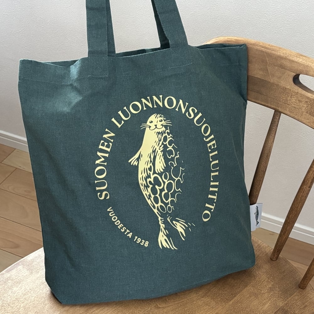フィンランド自然保護協会】エリック・ブルーン アザラシロゴ トート