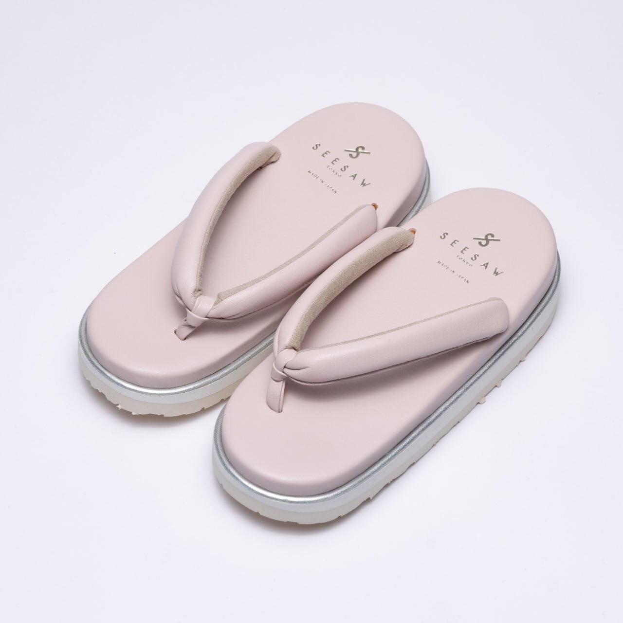 Leather zouri Sandals P.pink ZS26-001(zouri Lamour) | lift-shoes