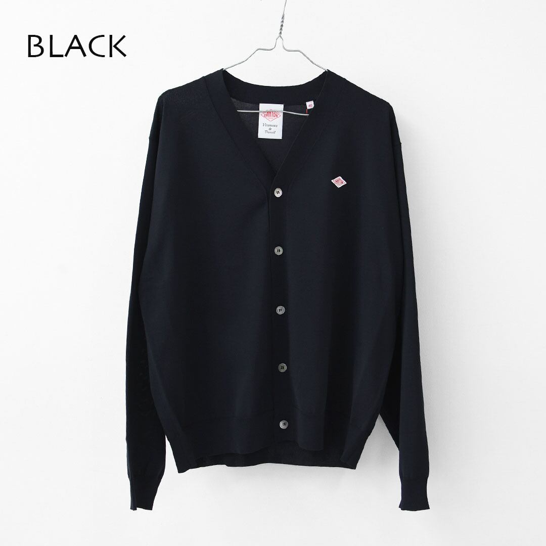 DANTON [ダントン] M Jersey Knit V-Neck Cardigan [DT-D0138YSD