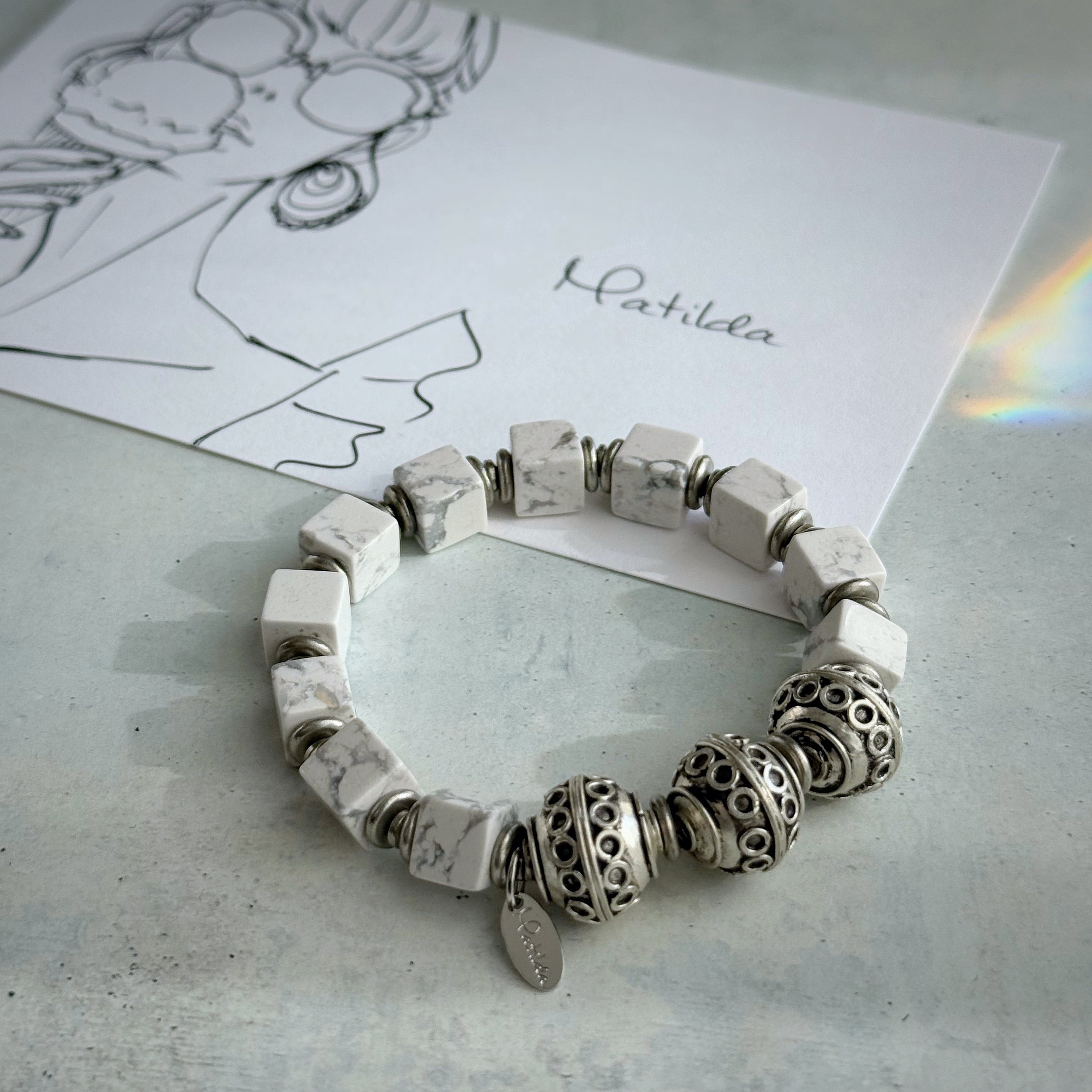 tumble bracelet(ハウライト)