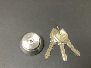 【在庫処分】MIWA U9 LD/BH用交換シリンダー シルバー色