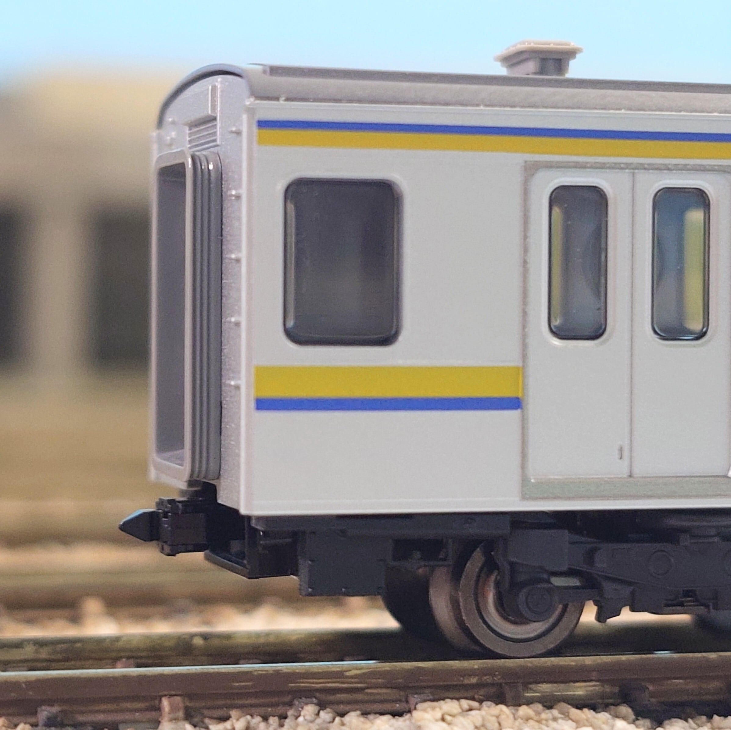 TOMIX 209系2100番台(房総色)」用トイレタンク、車端部床下機器4両分