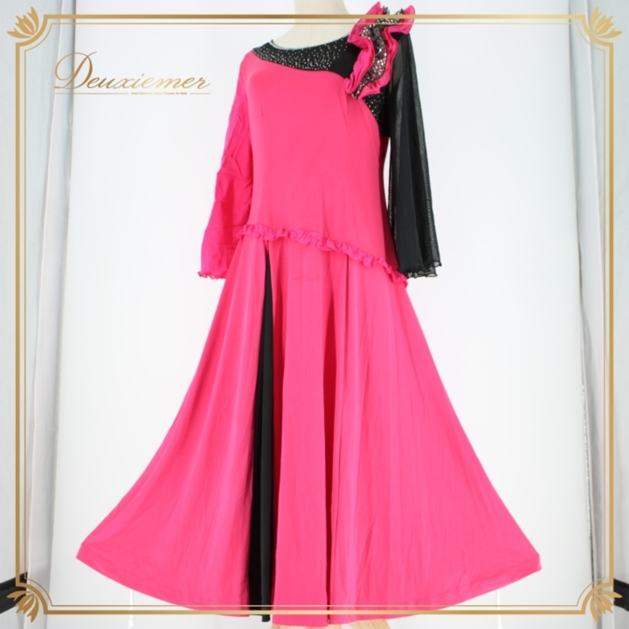 社交ダンス 衣装 スタンダード ドレス ワンピース レッスンウェア A vivare アビバーレ ブラック系 ピンク系 黒 シルバー系 スパンコール レッスンドレス スタンダードドレス ダンスウェア レディース スパンコール付き フォーマルドレス バルカロリーナ 社交ダンス衣装 カジュアルドレス カラフルドレス アビバーレ衣装 体型カバー おしゃれ ドレスアップ カスタムデザイン 伸縮性あり 軽量 通気性良好