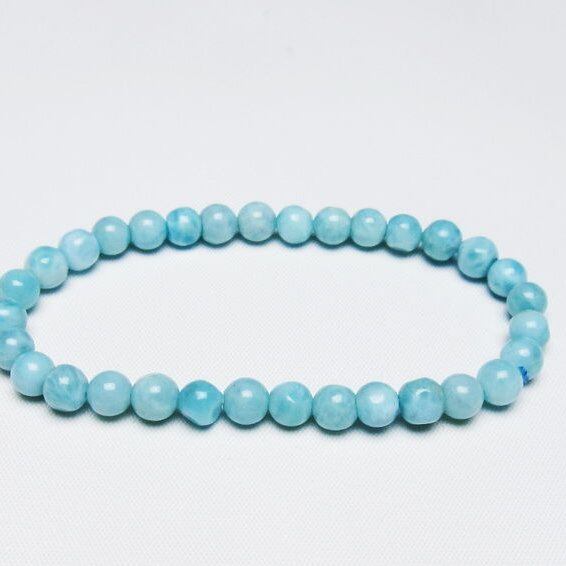 ラリマー ブレスレット 6mm 一点物 メール便可 [M便 1/10] 111-47949