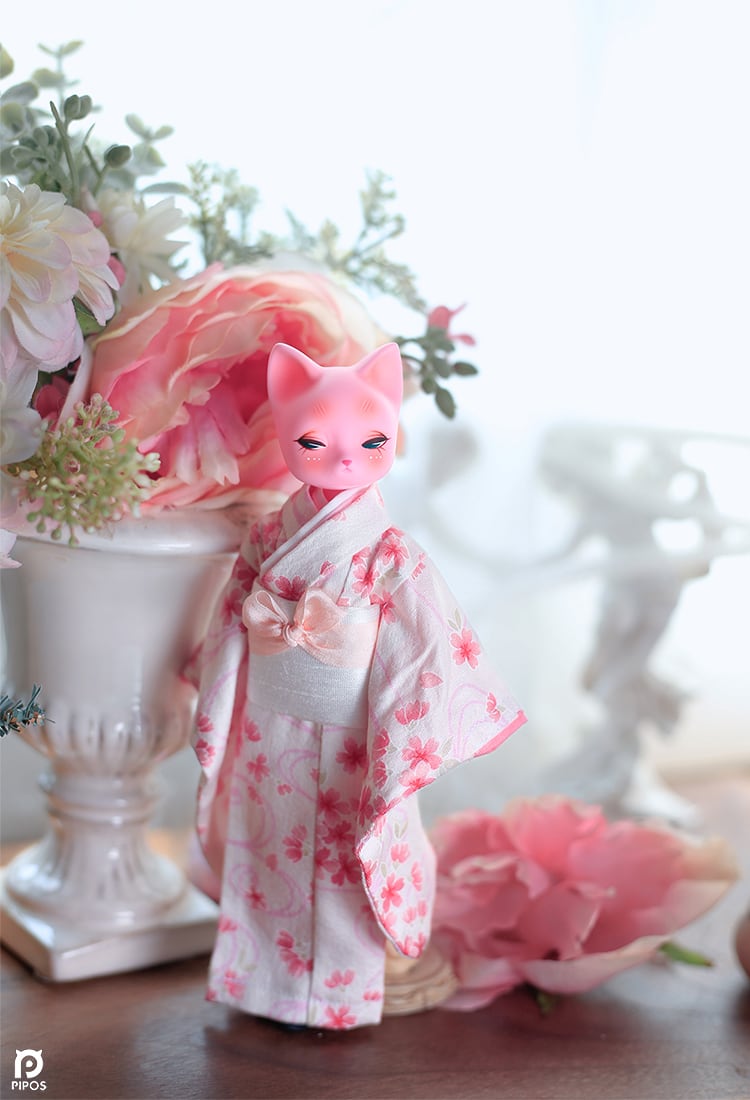 店頭ドール⭐️Pink Mariko Cat Day_2018_2023◇PIPOS DOLL◇ ※受注