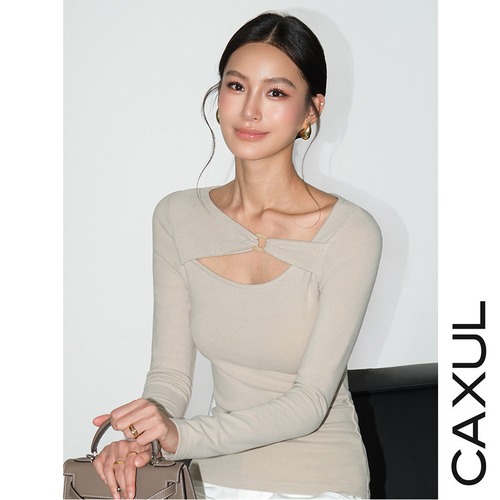 デコルテ cutout トップス/2color