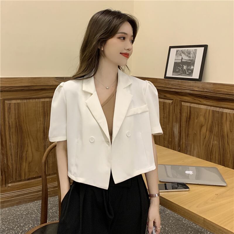 ホワイトジャケット サマー薄手ショート 夏物 1号婦人19298948824