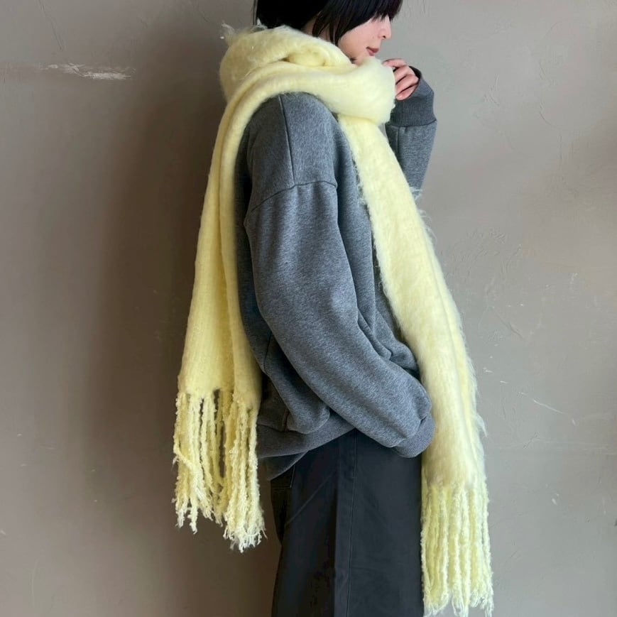 【 hwyl 】モコモコシャギーマフラー