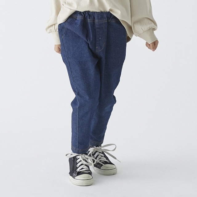 fov Tapered Slim Denim Pants【90-160cm】Navy