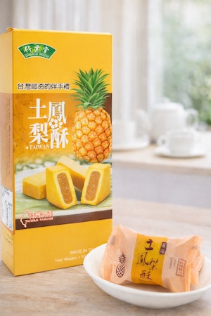 竹葉堂 パイナップルケーキ(土鳳梨酥)180g