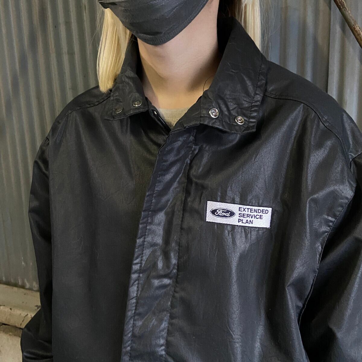 70〜80年代 USA製 King Louie キングルイ Ford 企業ロゴ 刺繍 ワーク