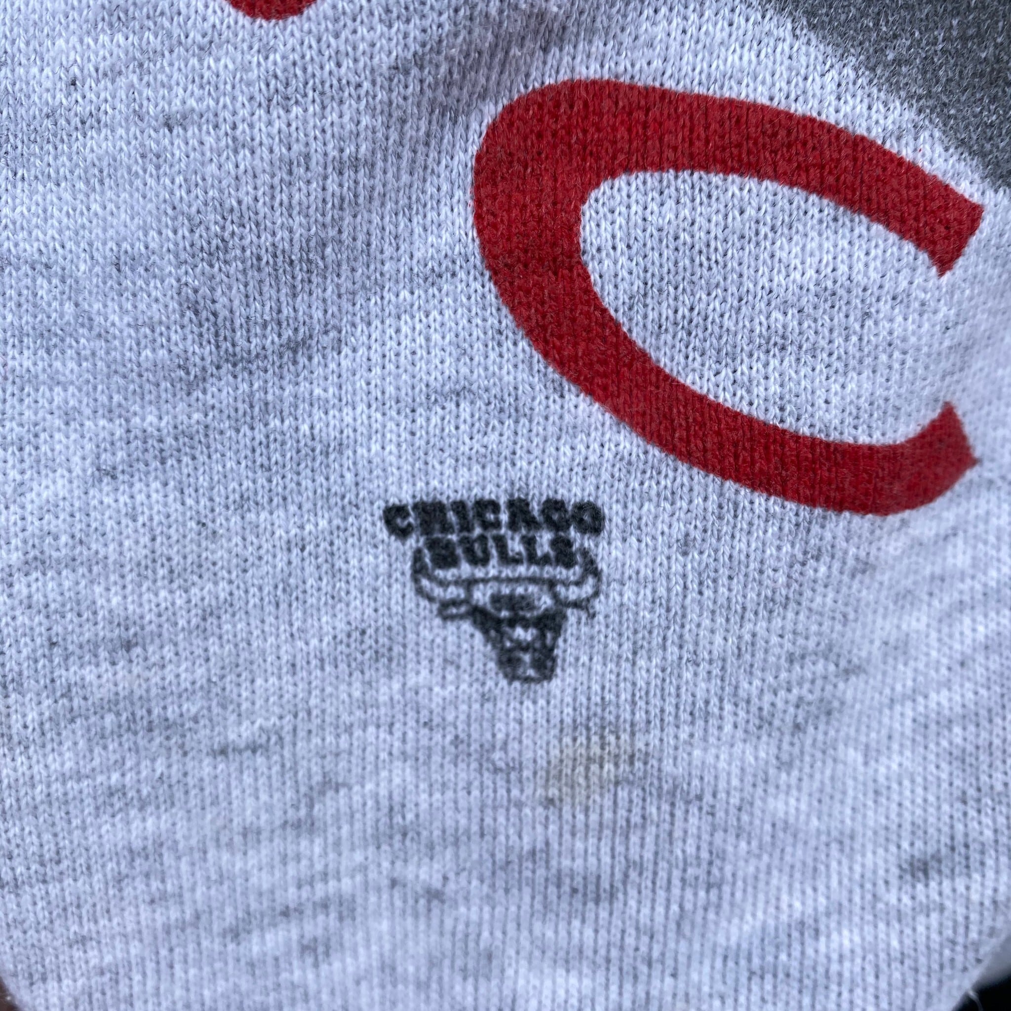 90年代 ビンテージ CHICAGO BULLS シカゴブルズ プリント スウェット