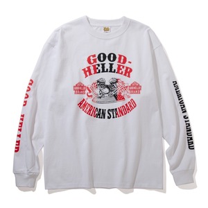 GOODHELLER " AMERICAN EAGLE L/S TSHIRT WHT "