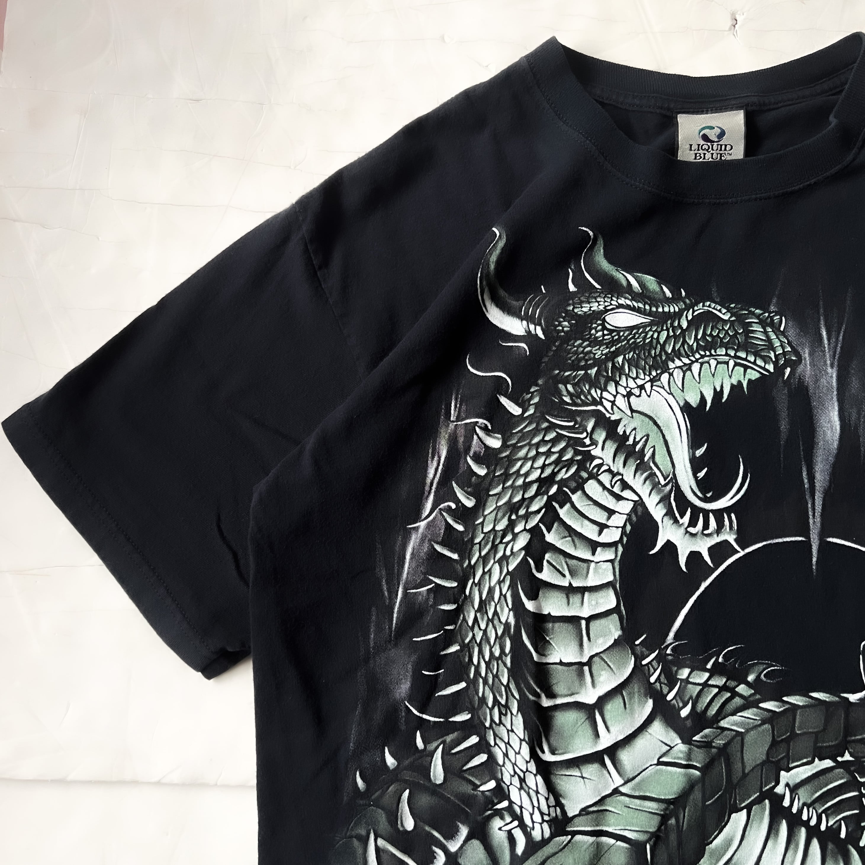 00s “liquid blue” dragon tee リキッドブルー 名作ドラゴンtシャツ