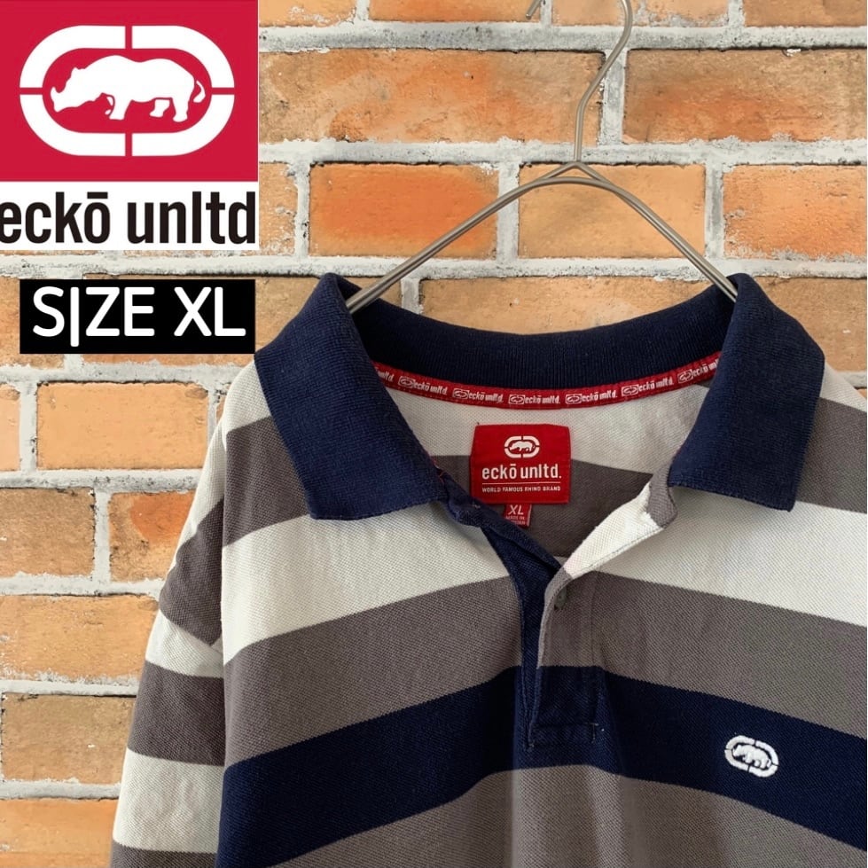 ecko unltd.】 エコーアンリミテッド ポロシャツ ビッグシルエット