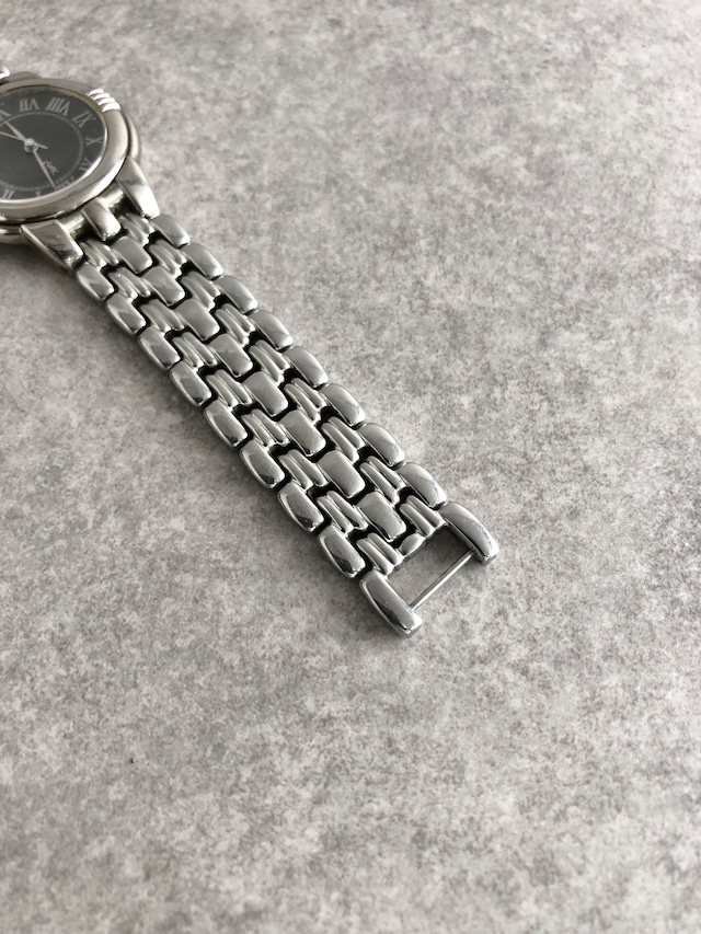 Yves Saint Laurent イヴ・サンローラン 腕時計 シルバー YSL ローマ文字 ステンレススチール 6031-G11866 vintage ヴィンテージ オールド 6wv8w4