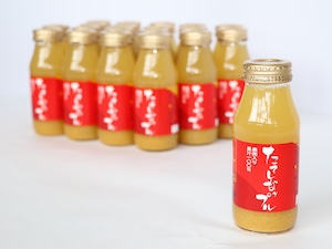 果肉入林檎ジュース 20本（ふじ・千秋 180ml×各10本）