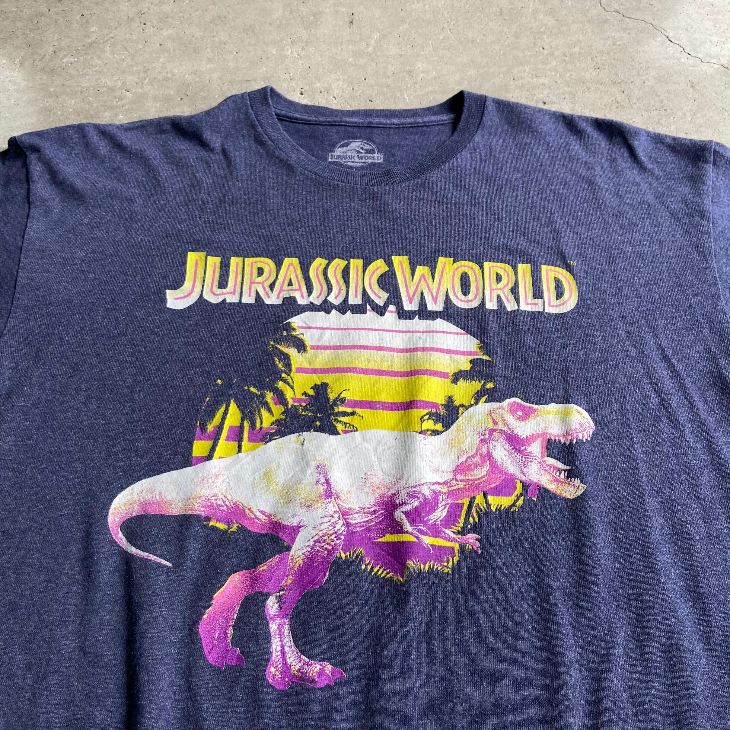 JURASSIC WORLD ジュラシック ワールド プリントTシャツ ムービーT