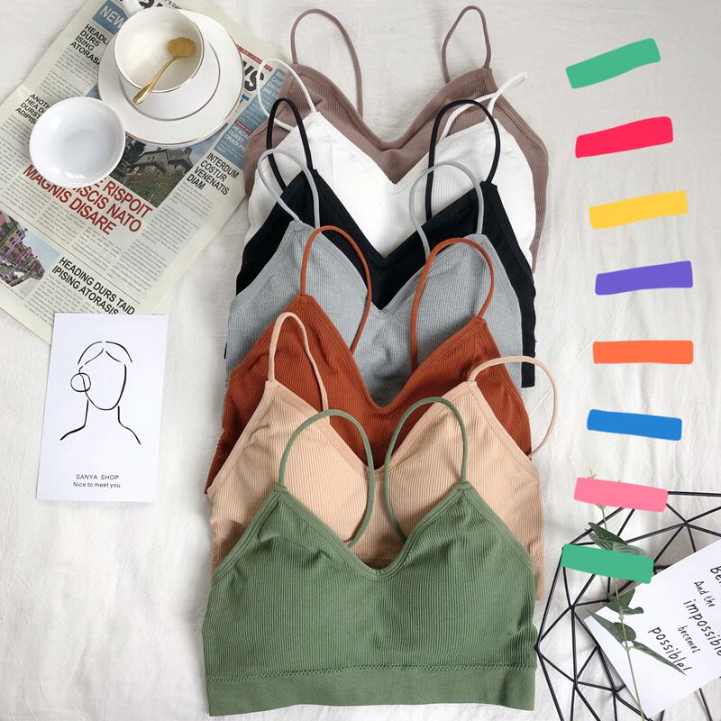 春の薄手の女性用シームレス下着女性用ノースチールリングブラセット極薄通気性ギャザー小胸夏ブラ YY-ファッション83038766628