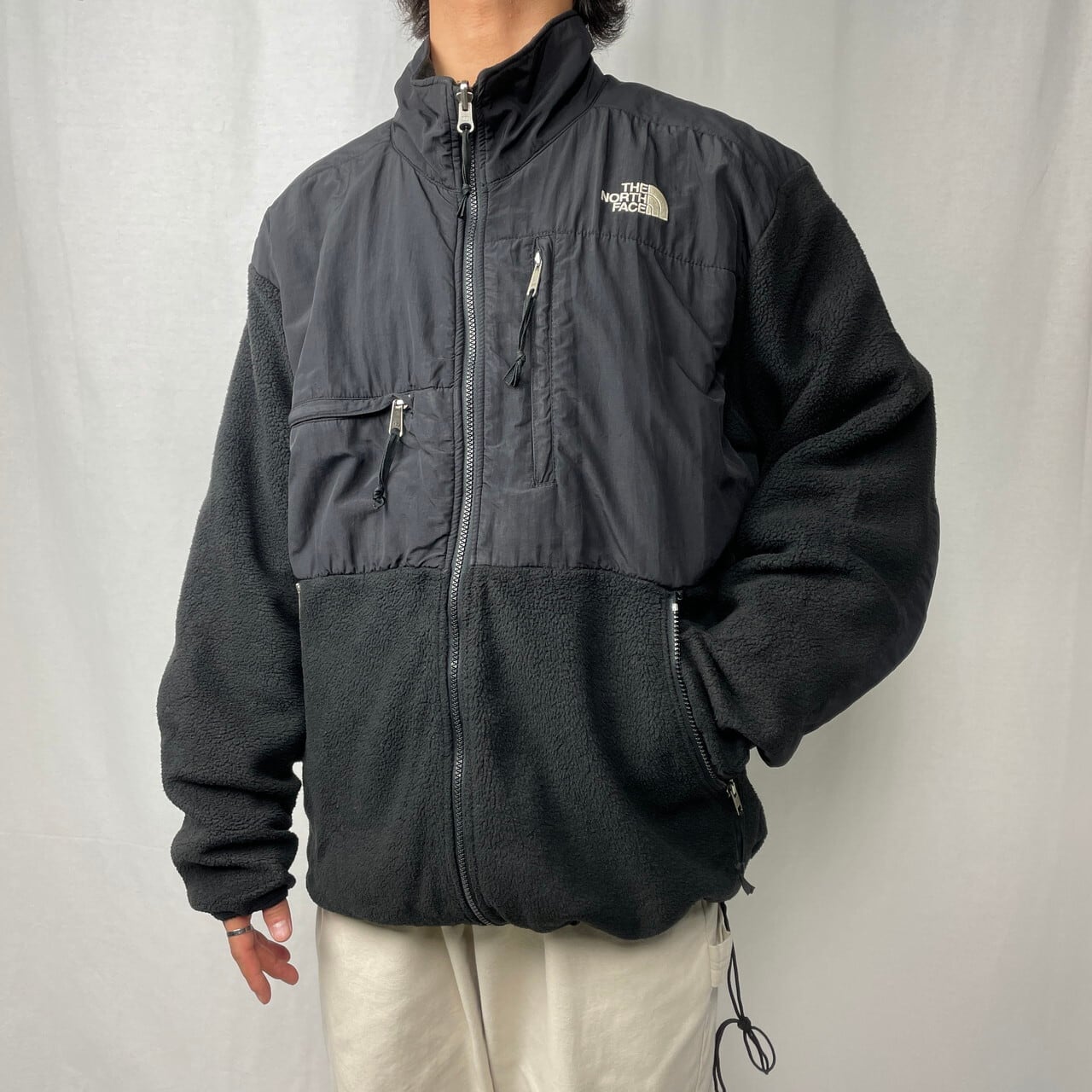 90年代 THE NORTH FACE ザ ノースフェイス デナリジャケット メンズXL 古着 90s VINTAGE ヴィンテージ  アウトドアジャケット 黒 【フリースジャケット】/ブラック | cave 古着屋【公式】古着通販サイト