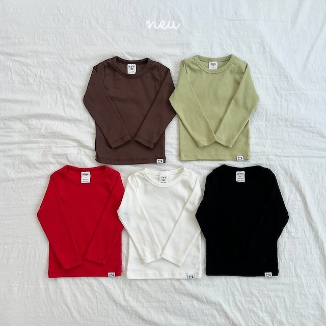 【取寄】Neu エブリデイ長袖Tシャツ｜秋服｜韓国子供服 ｜26/AT