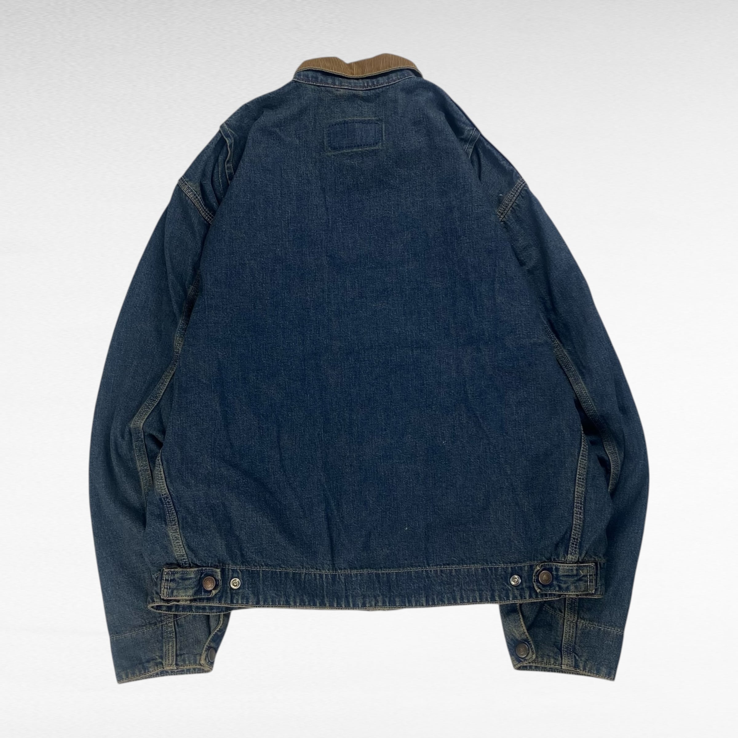 90's】 リーバイス USA製 デトロイトタイプ デニムジャケット 短丈 襟