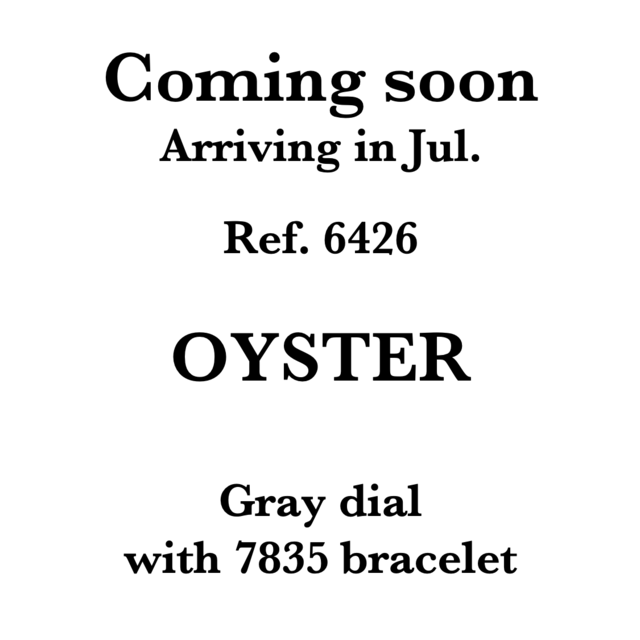 Rolex Oyster 6426 (37*****) Gray Dial