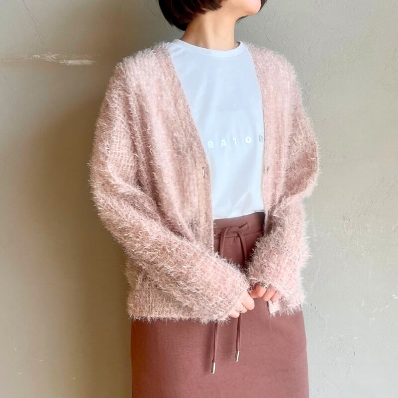 【 cafune;】フェザーチュールカーディガン