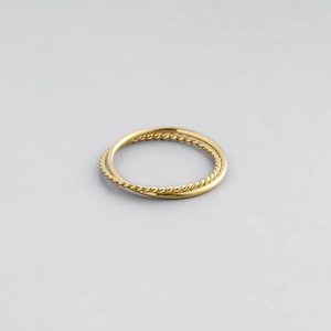 316L simple & dots ring  #r73