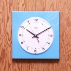 WEST GERMANY BISON BLUE PLASTIC CLOCK
