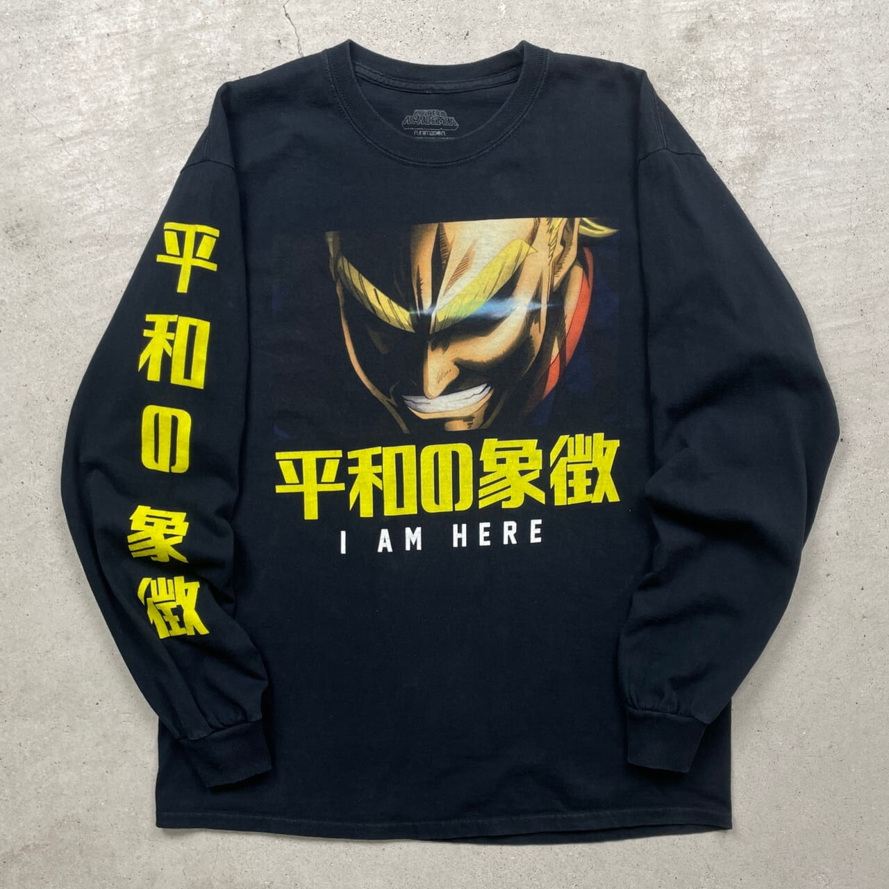 美中古 僕のヒーローアカデミア ヒロアカ オーバーサイズロンT 長袖 