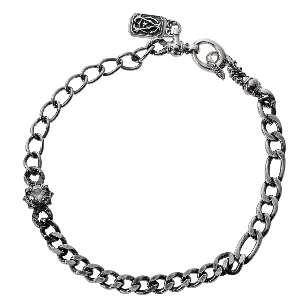 シルバーアクセントSUS喜平ブレスレット ACB0136 Stainless Steel Curb