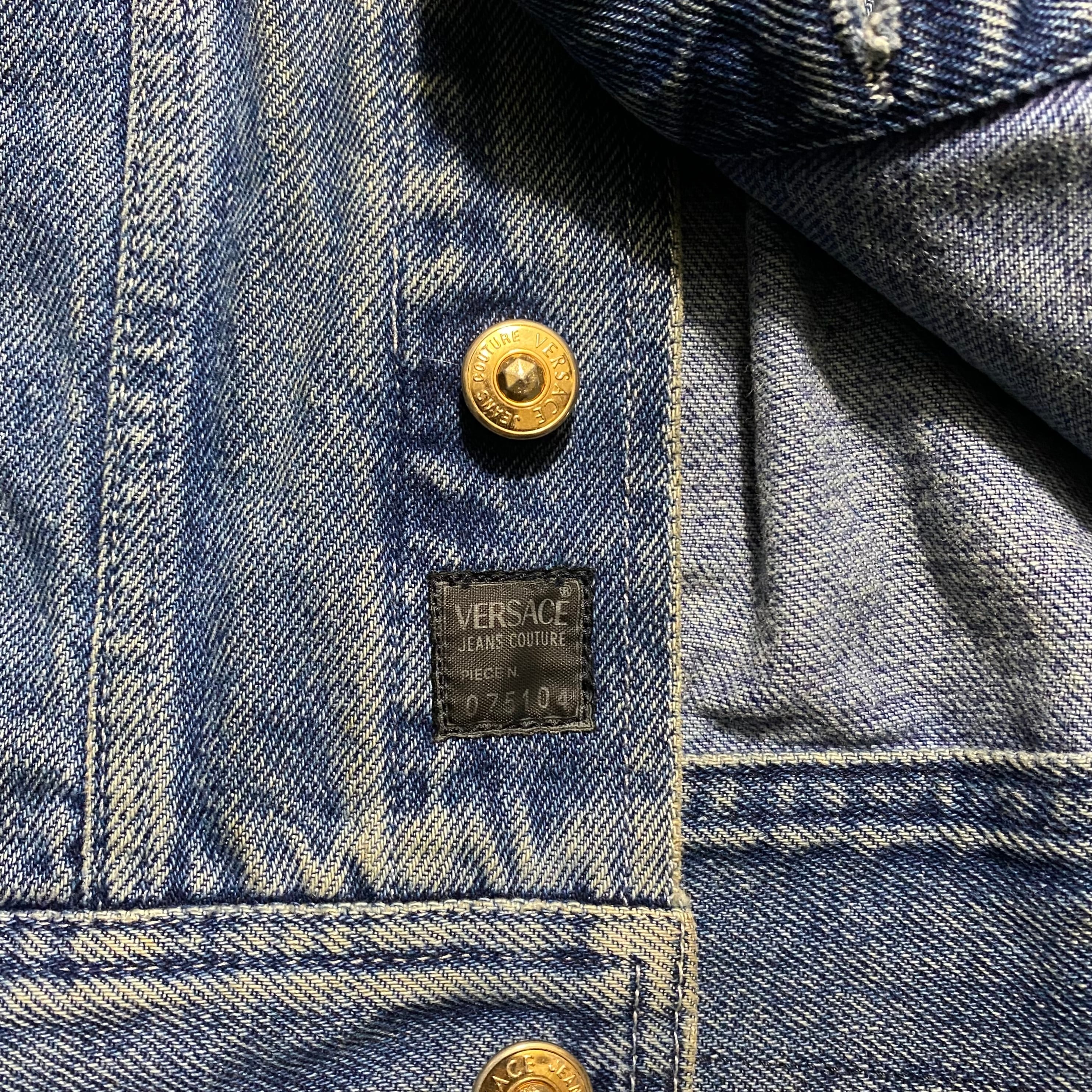 vintage VERSACE JEANS COUTURE denim jacket | NOIR ONLINE vintage VERSACE JEANS COUTURE denim jacket | NOIR ONLINE