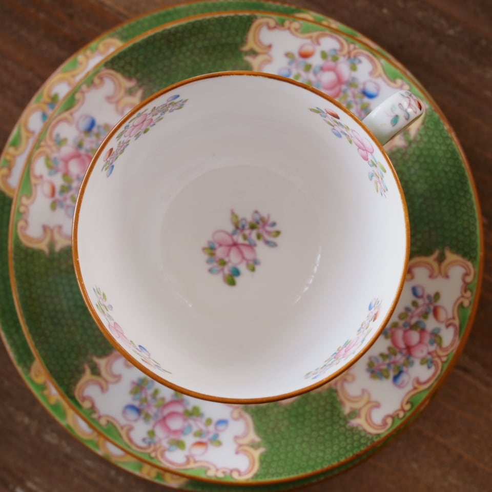 希少 英国ミントンminton コカトリス トリオ1客 カップソーサー F9