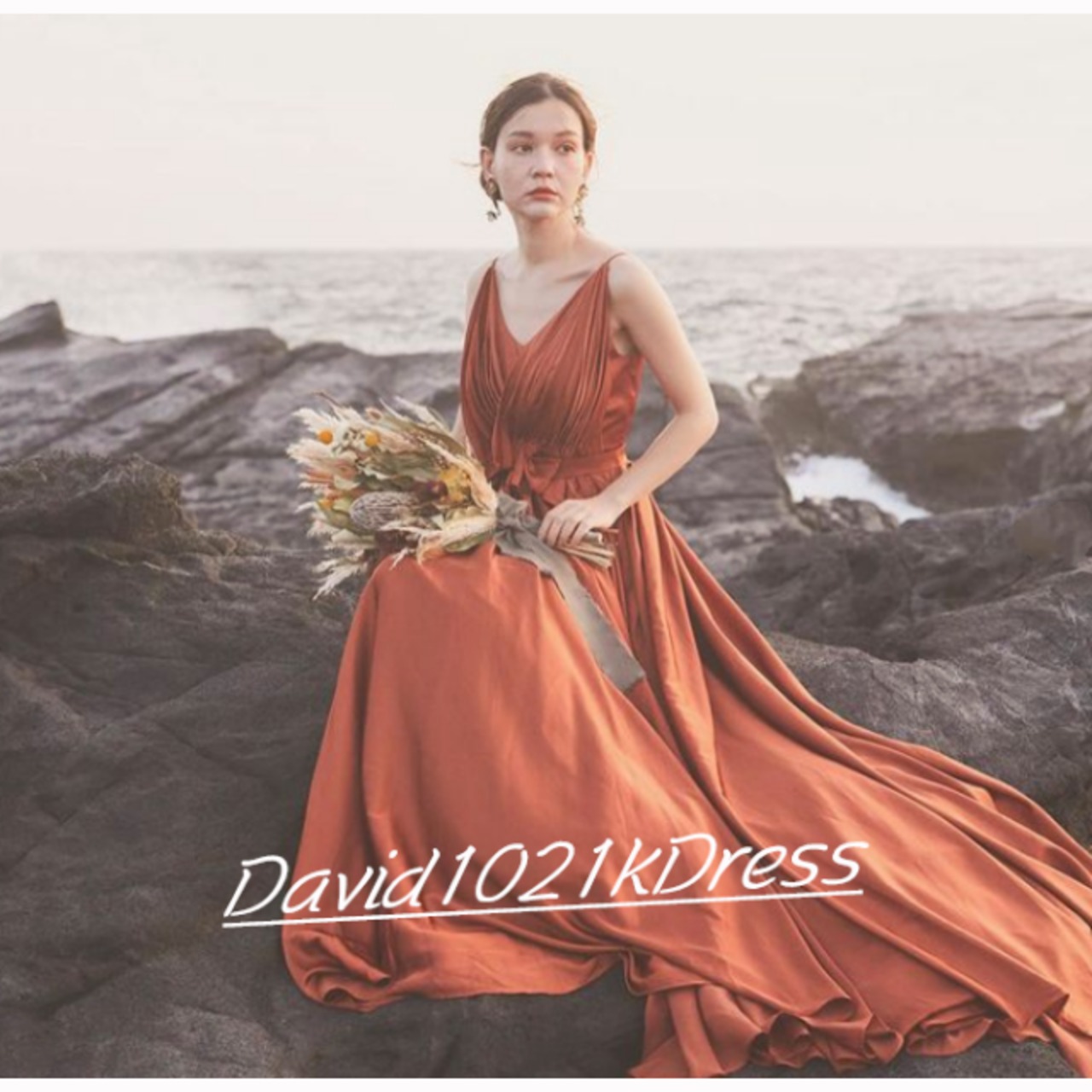 ❤︎テラコッタドレス❤︎ 自己満weddingレポ🕊 お色直しのカラー