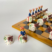 フォークアート JOGO DA DAMAS チェッカー