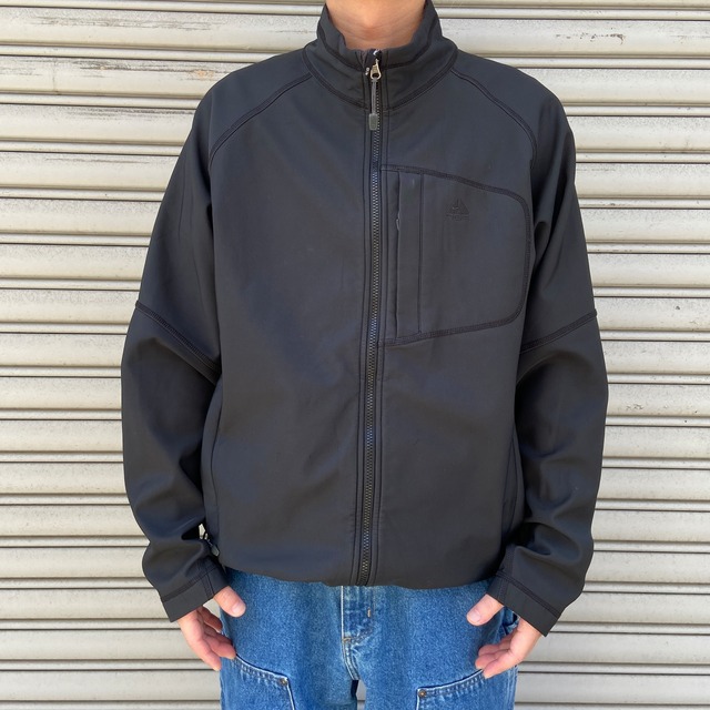 00s NIKEACG ナイキ ソフトシェルジャケット ブラック　L