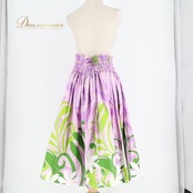 フラダンス 衣装 TorchGinger トーチジンジャー パウスカート ピンク系 シングル スカート ティアレ柄 ハワイアンプリント アロハ フラ ダンス 華やか 鮮やか かわいい おしゃれ 上品 軽やか ホワイト系 パープル系 グリーン系 ピンク 白 紫 緑 黄緑 フラ衣装 パープル グリーン ボタニカル柄 フラプリント ハワイアン アロハ柄 単品 ステージ衣装 発表会衣装 レッスン衣装 舞台 ダンス衣装 レディース きれいめ 春 夏 秋 涼しげ 柄スカート フレアスカート ふんわり 優雅 エレガント