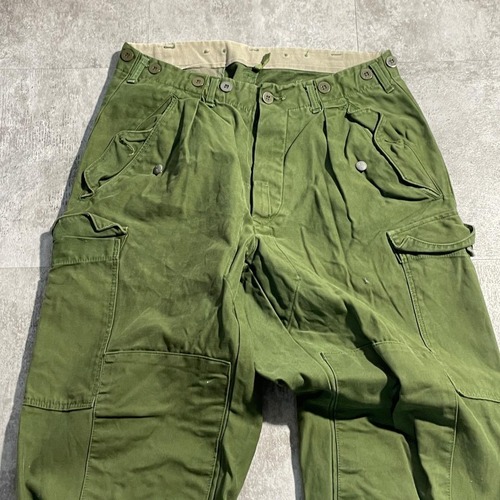 60s スウェーデン軍 実物 M-59 フィールドパンツ C50 w29 詳細写真3